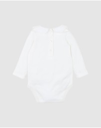 Bebe by Minihaha - Gemma Embroidered Collar Bodysuit - Babies