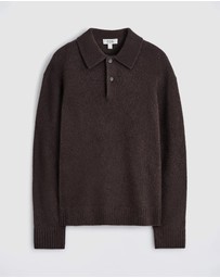 COS - Brushed-Wool Polo Shirt