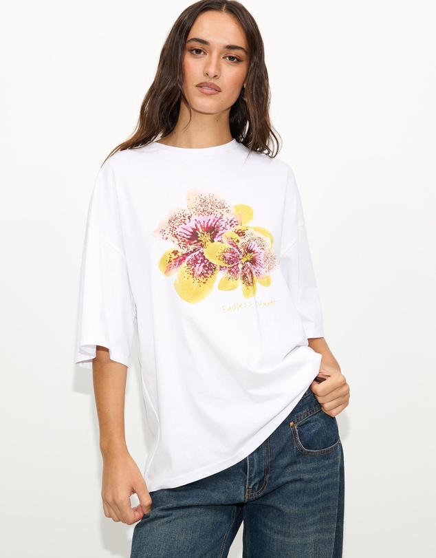 Dazie - Endless Summer Oversized Graphic Tee