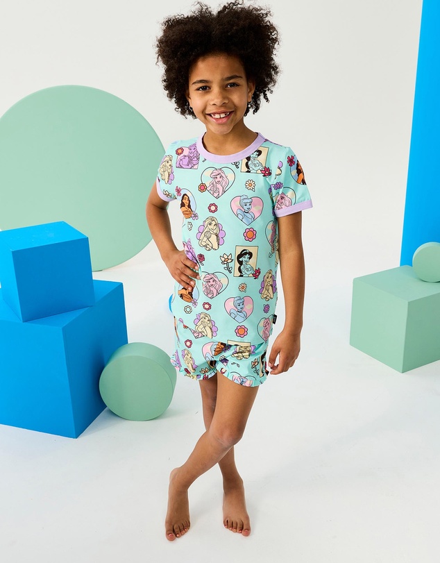 Rock Your Kid - Disney Princess Bow Short Pyjama Set - ICONIC EXCLUSIVE - Kids-Teens