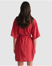 Decjuba - D-Luxe Linen Blend Short Dress