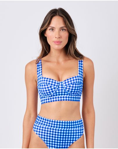 Cobalt Blue Gingham