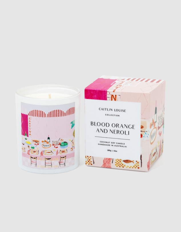 Caitlin Louise Collection - Blood Orange & Neroli Scented Artist Candle