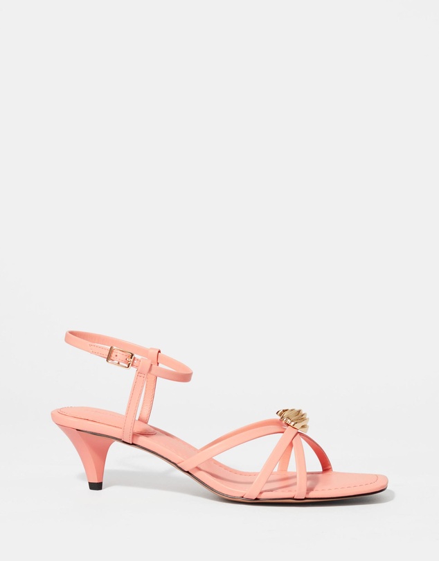 & Other Stories - Embellished Heeled Leather Sandals
