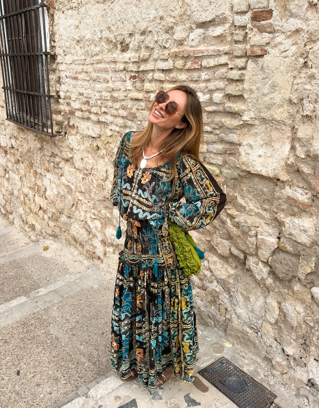 KINGA CSILLA - Tatum Asa Shirred Maxi Skirt