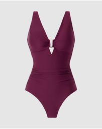 Magicsuit - Marquis Kristi Plunge One-Piece Shaping Swimsuit