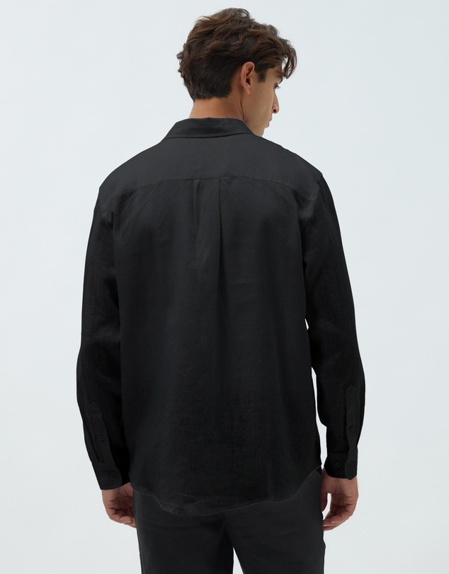 AERE - Resort Linen LS Shirt