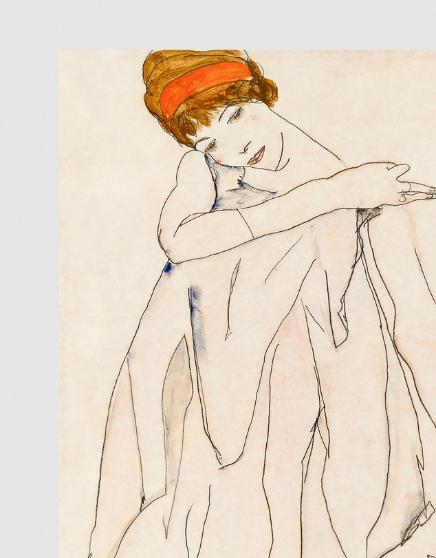 Inka Arthouse - Dancer by Egon Schiele Art Print