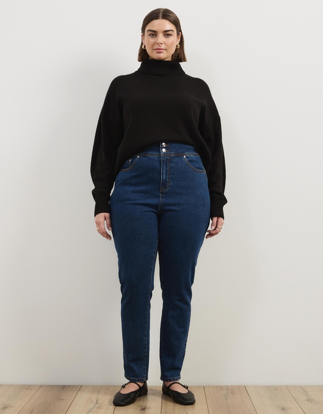 Atmos&Here Curvy - Winnie Wool Blend Knit Jumper