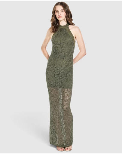 GUESS - Serina Lurex Maxi Dress