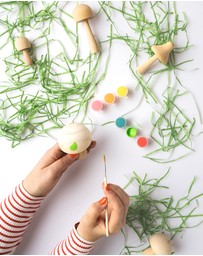 Journey Of Something - Paint Your Own Wooden Mushrooms