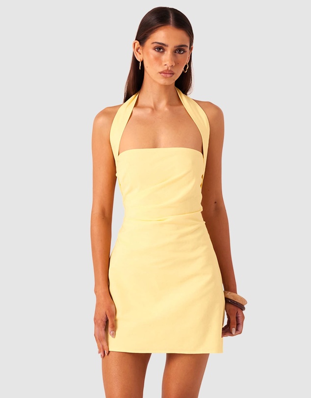 SNDYS - Romi Halterneck Mini Dress
