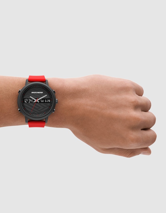 Skechers - The Lawndale Red Analogue Watch
