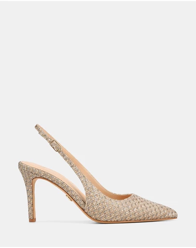 Wittner - Riker Metallic Lurex Slingbacks