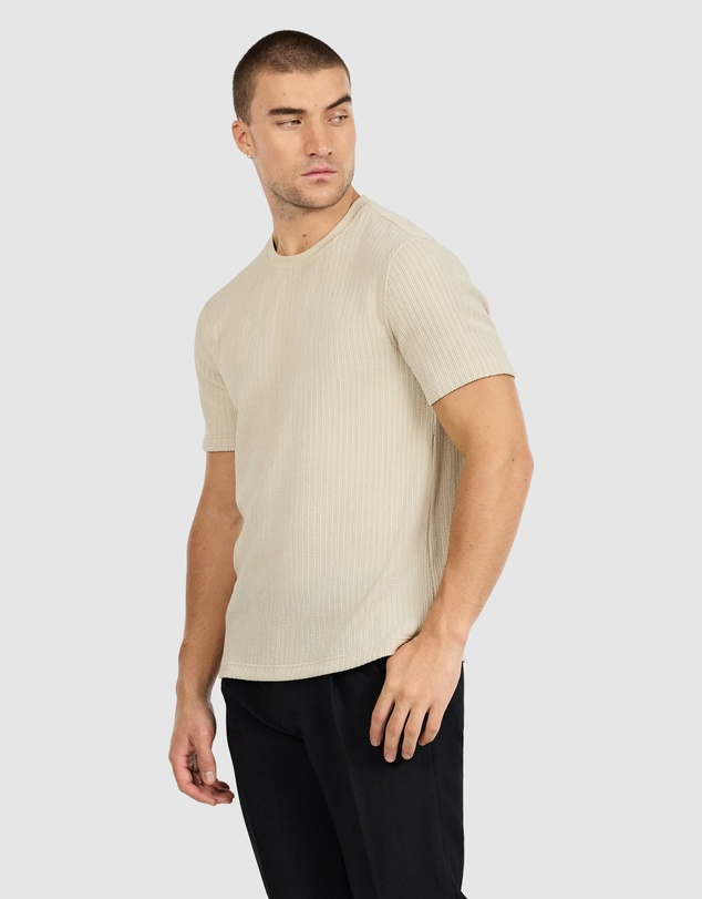 Tarocash - Bowen Textured T Shirt