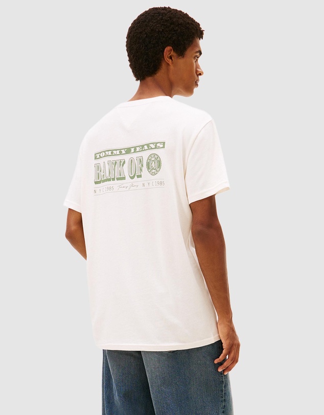 Tommy Jeans - Regular Bills Backprint Short Sleeve T-Shirt