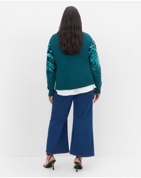 City Chic - Braylin Sequin Jumper