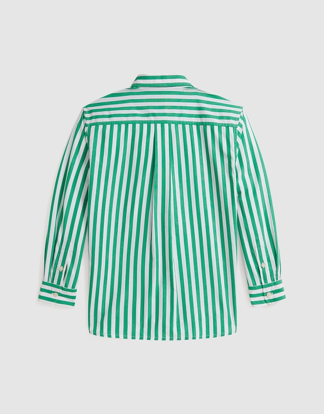 Polo Ralph Lauren - Striped Cotton Poplin Boxy Shirt - Teens