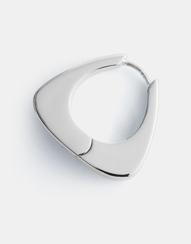 & Other Stories - Chunky Triangle Hoop Earrings