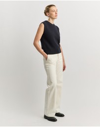 Toorallie - Grid Knit Vest