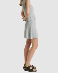 FRIEND of AUDREY - Hartley Lurex Knit Mini Skirt