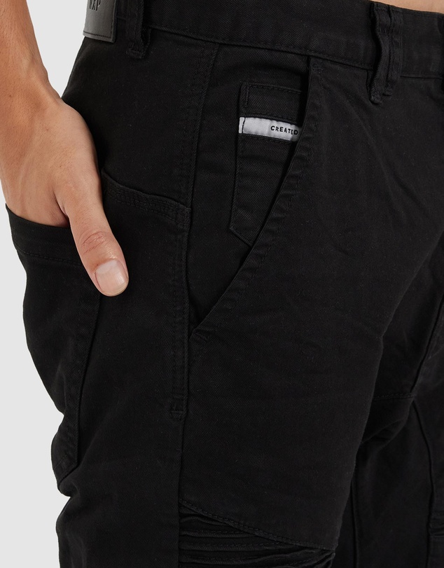 Nena & Pasadena - Viper Denim Jogger Pants