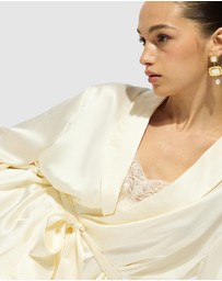 GINIA - Silk Lace Robe