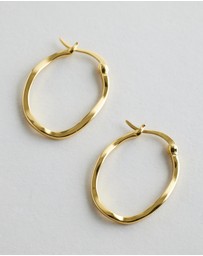Native Sol - Lani Wave Hoops