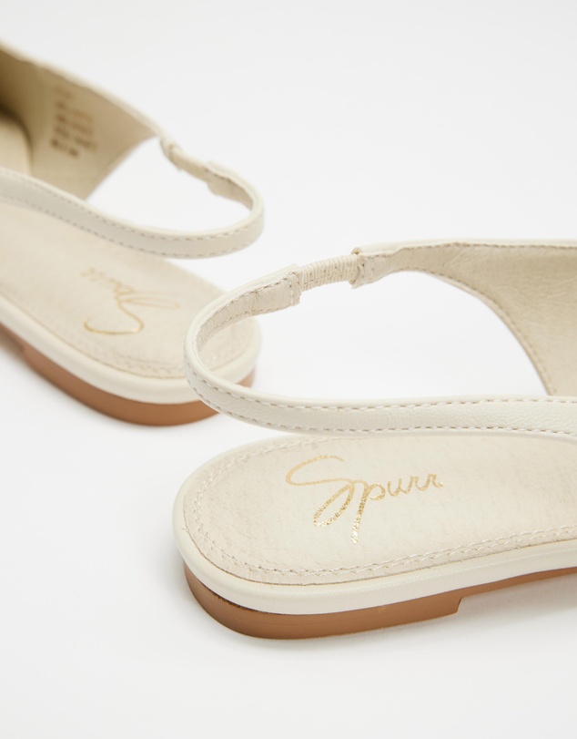 SPURR - Freya Sling Back Bow Flat - ONLINE EXCLUSIVE