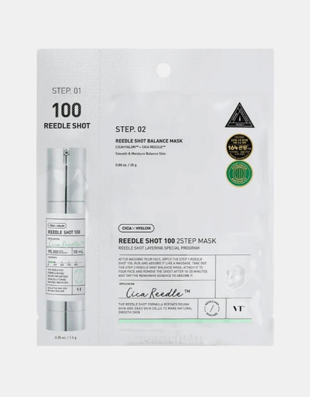 VT COSMETICS - Reedle Shot 100 2-Step Mask