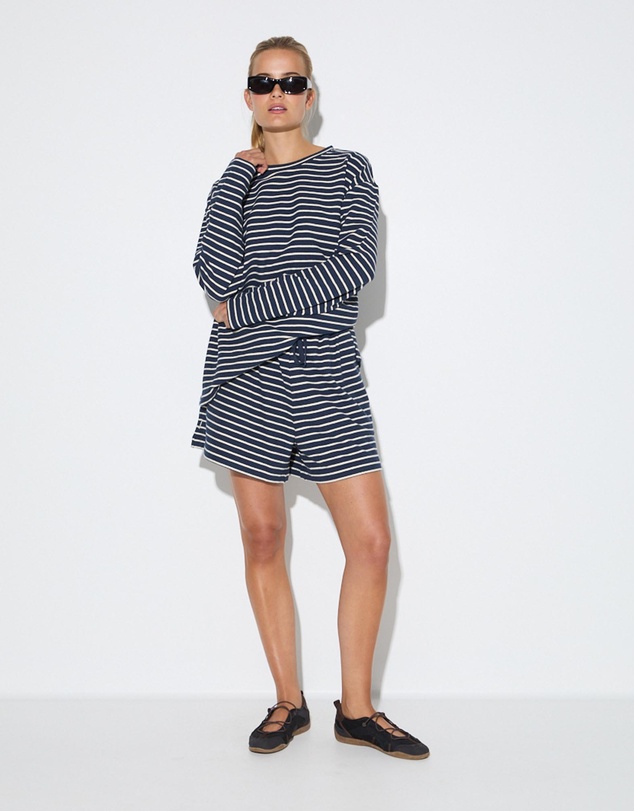 Zulu & Zephyr - Stripe Jersey Sport Shorts ICONIC EXCLUSIVE