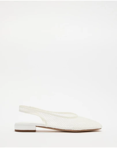 Atmos&Here - Sami Mesh Slingback Flats