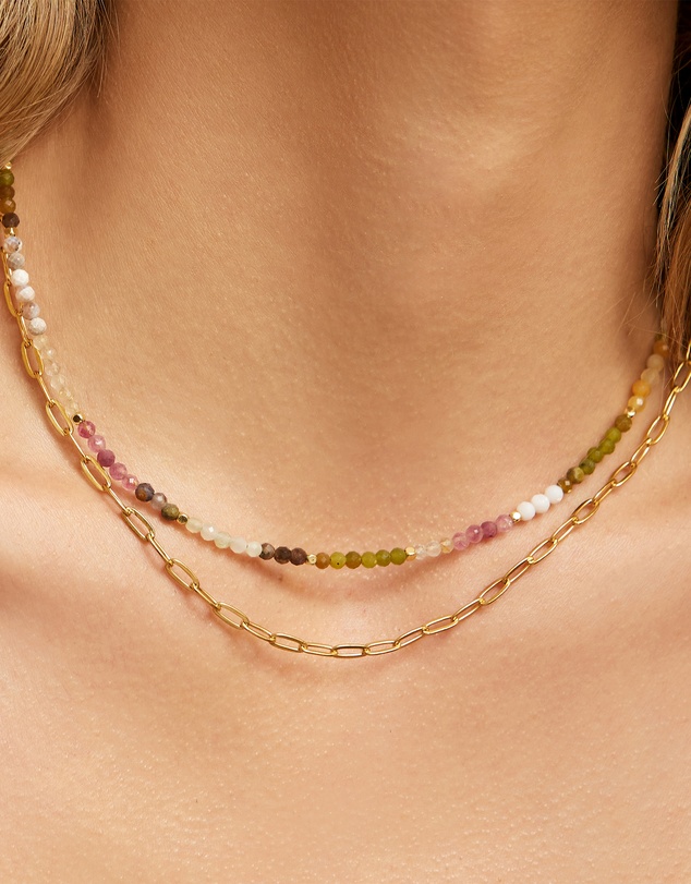 Arms Of Eve - Saffron Gemstone Necklace