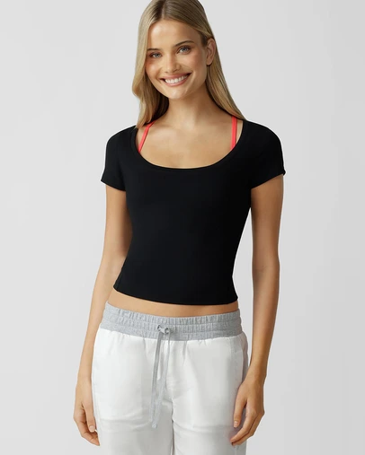 Lorna Jane - Sculpt Active Short Sleeve Top