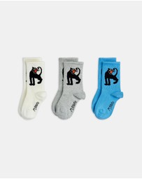 Mini Rodini - 3-Pack Panther Socks - Babies-Teens