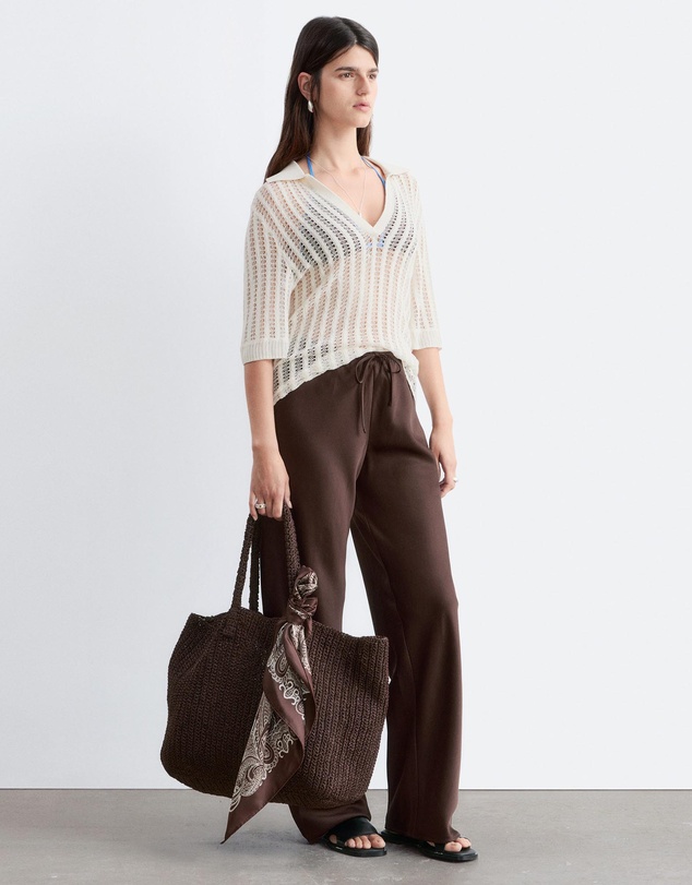 & Other Stories - Drawstring Twill Trousers