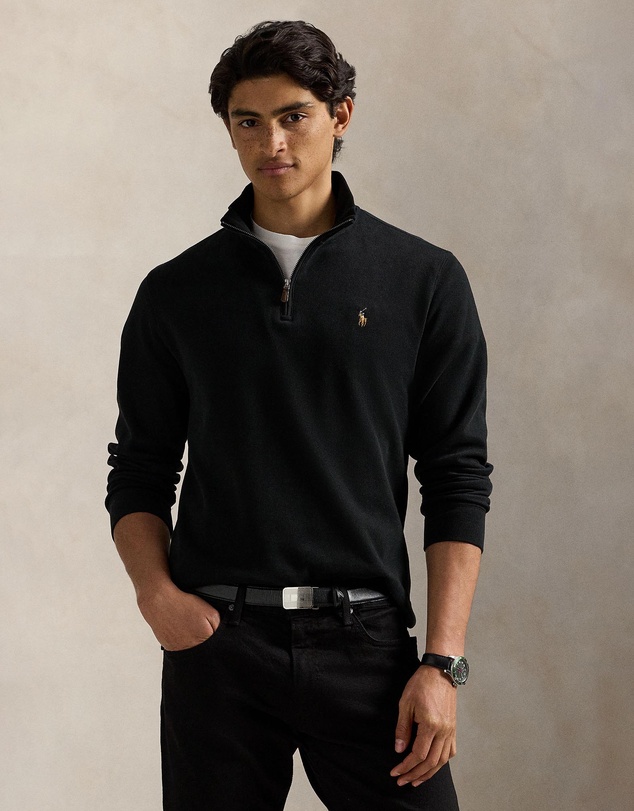 Polo Ralph Lauren - Estate-Rib Quarter-Zip Pullover