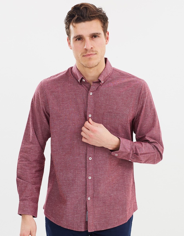 Sportscraft - Long Sleeve Regular Collins Shirt