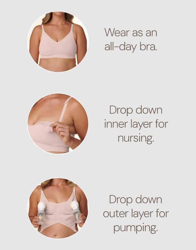 Bravado - 3-in-1 Nursing & Hands-Free Pumping Bra