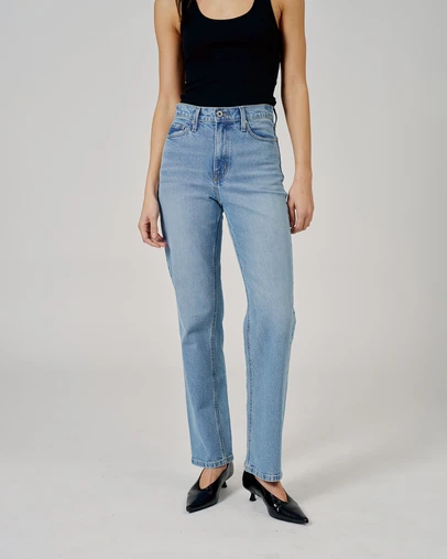 Outland Denim - Zoe High Straight Jeans