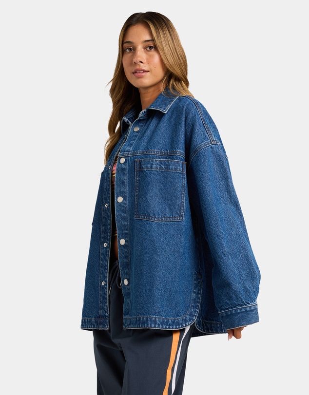 Roxy - Womens Back Slider Denim Jacket