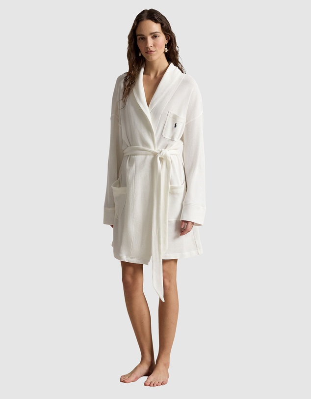 Polo Ralph Lauren - Club Waffle Organic Cotton & Modal Short Robe