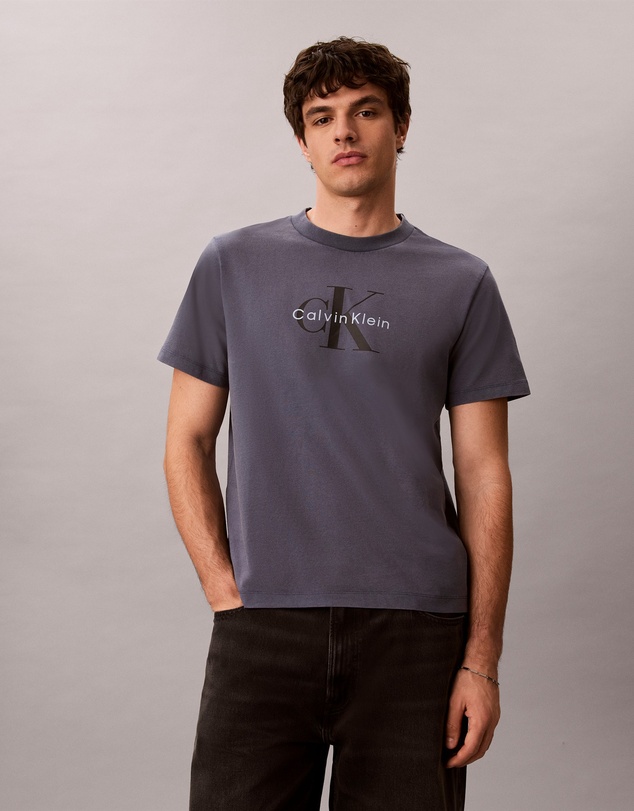 Calvin Klein Jeans - Acid Wash Monologo Graphic Relaxed T-Shirt