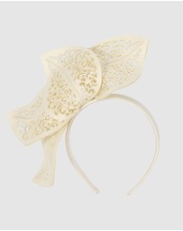 Max Alexander - Laser-Cut Leaf Fascinator