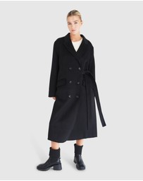 Belle & Bloom - Right There Side Tie Coat