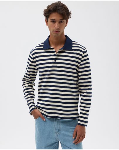 Cream & Navy