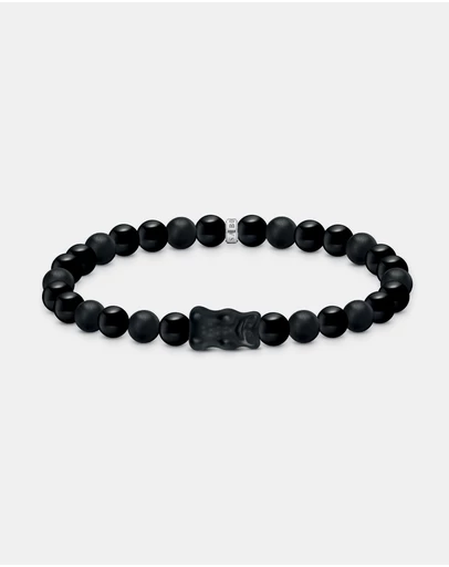 THOMAS SABO - THOMAS SABO Bead Bracelet with Black Goldbear