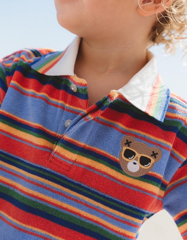 Huxbaby - Hux Towelling Polo - ICONIC EXCLUSIVE - Babies-Kids