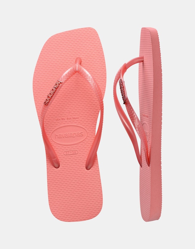 Havaianas - Slim Square Logo Metallic - Women's