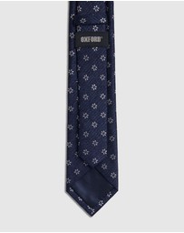 Oxford - Isaac Ditsy 7Cm Silk/Wool Tie